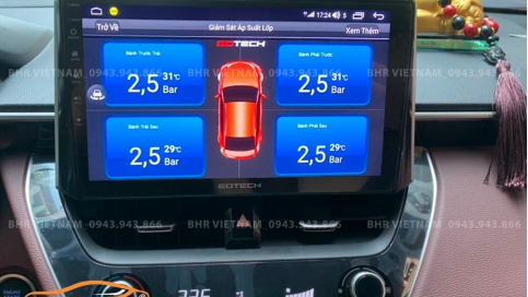 Màn hình DVD Android liền camera 360 Toyota Cross 2020 - nay | Gotech GT360 Plus